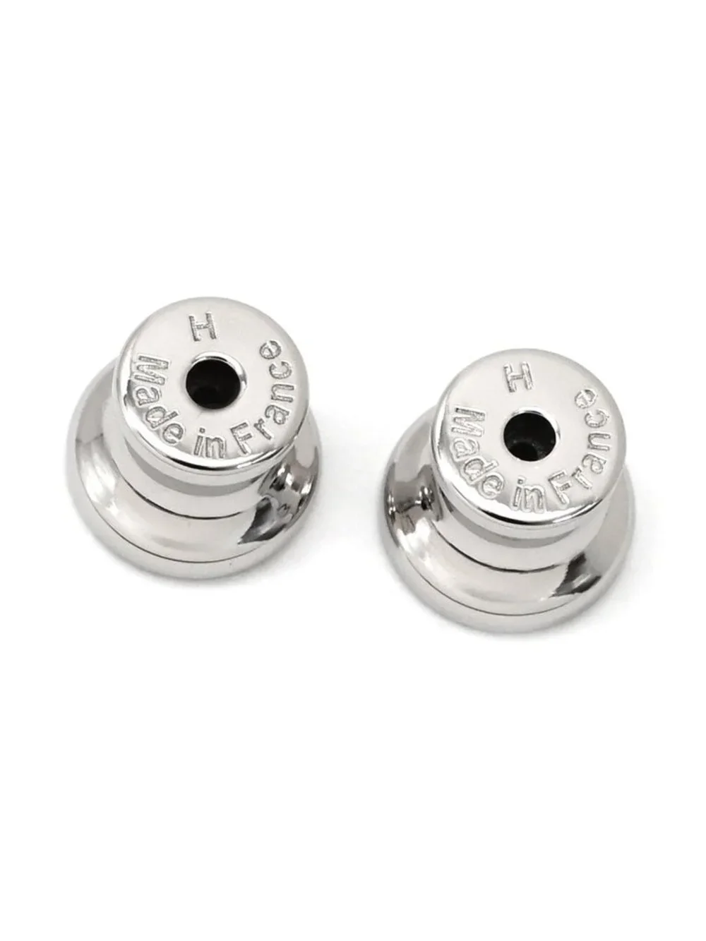 Hermes Earrings Pop Mini Enamel Rose Dragee Silver Pop Motif PG RG